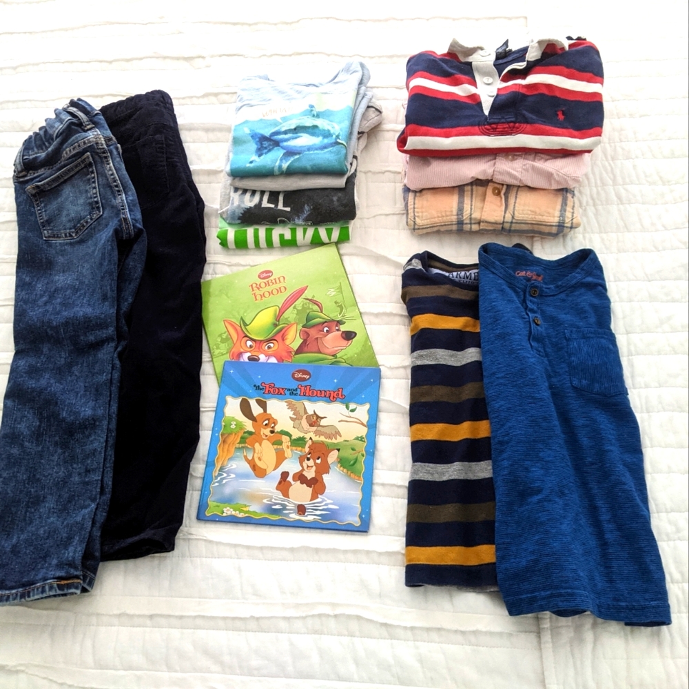 🐾🦊 Size 5T Boy's Clothing Lot! 🐾🦊